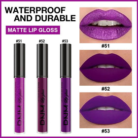 Rouge à lèvres liquide evpct en application sur les lèvres, couleur vibrante