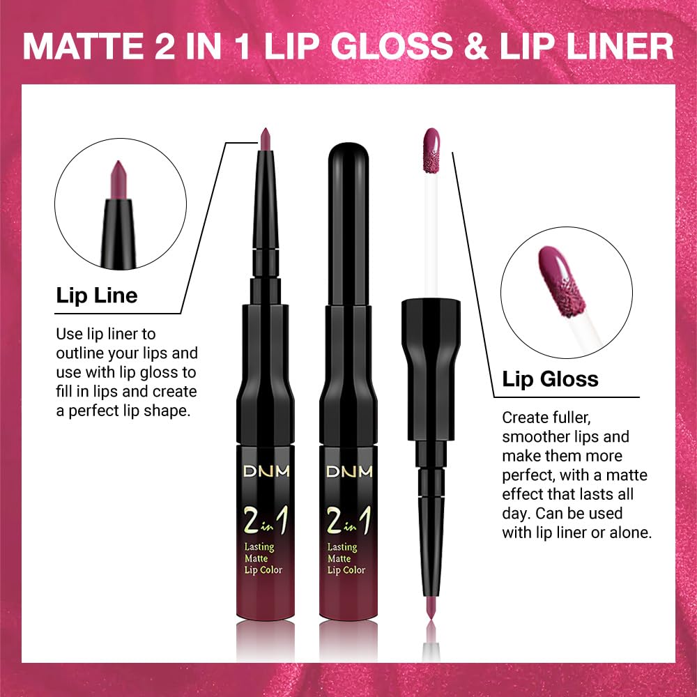 Rouge à lèvres liquide Hot Mauve de evpct, flacon et applicateur