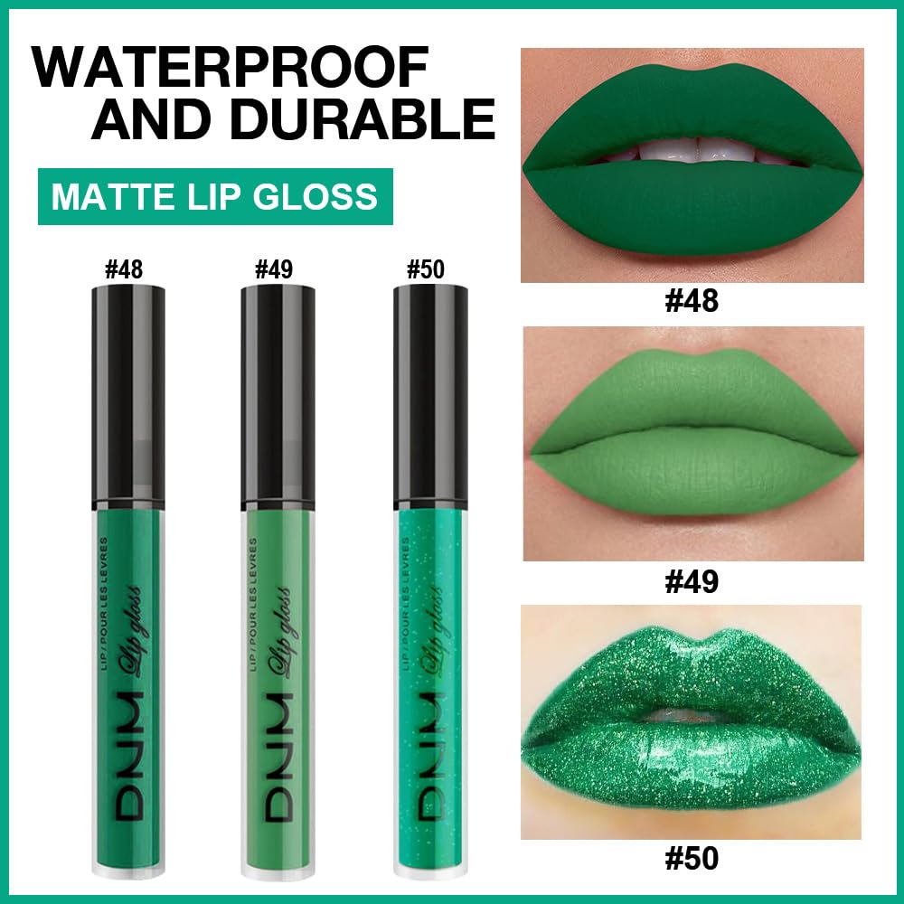 Rouge à lèvres liquide mat evpct couleur émeraude