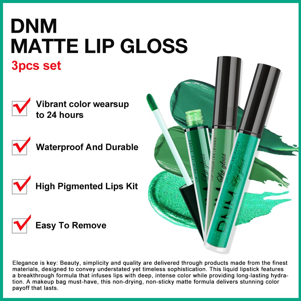 Rouge à lèvres liquide mat evpct couleur pailleté