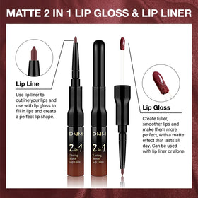 Rouge à lèvres liquide mat evpct en couleur rouge foncé