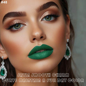 Rouge à lèvres liquide matte evpct en vert émeraude