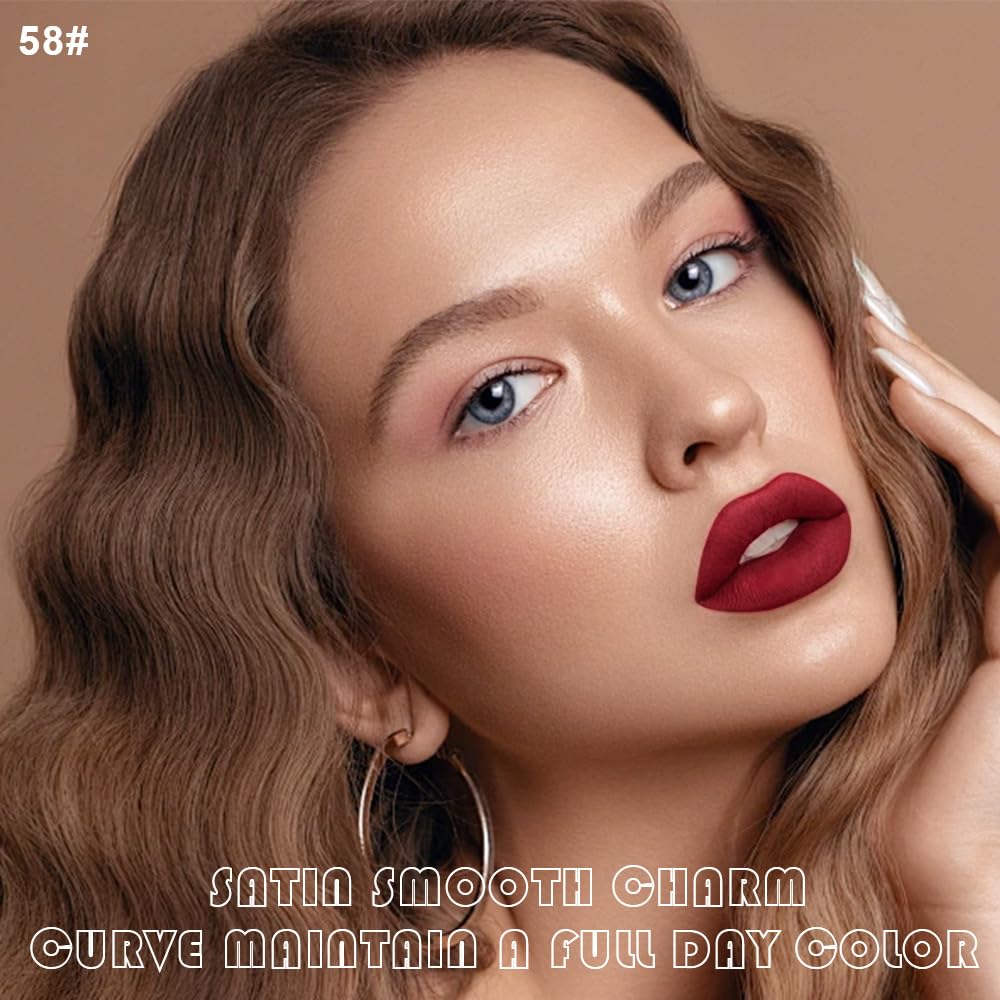 Rouge à lèvres liquide Ruby Red evpct avec applicateur