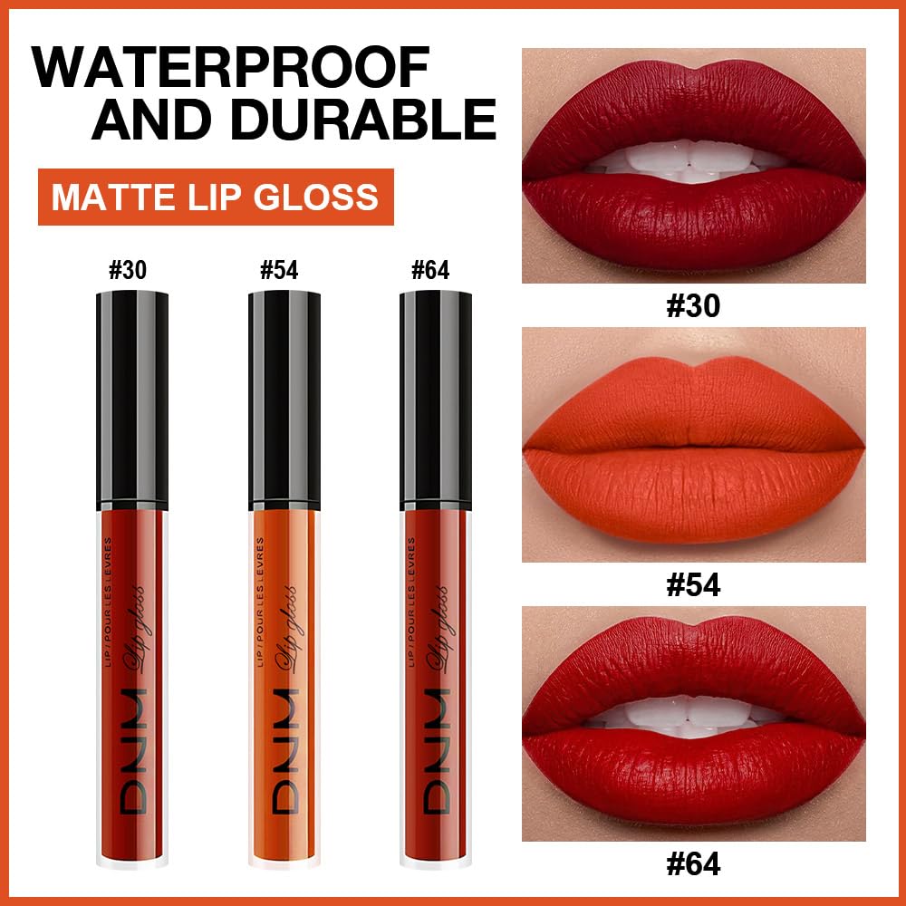 Rouge à lèvres mat evpct couleur orange foncé