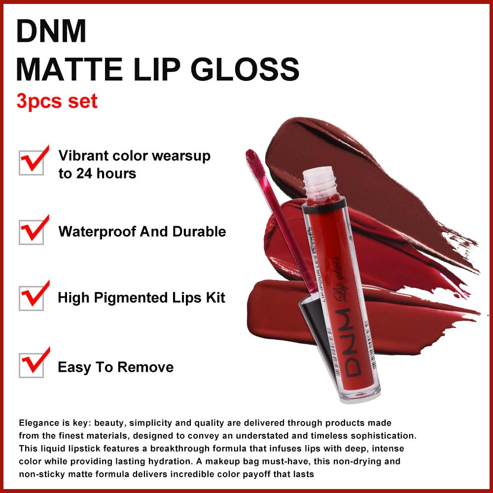 Rouge à lèvres mat evpct couleur ruby avec applicateur