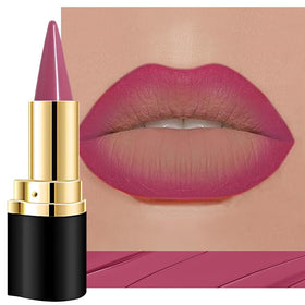 Rouge à lèvres mat evpct rose prune avec crayon, vue de face