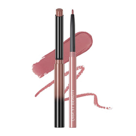 Rouge à Lèvres Mat Rose Nude QiBest avec Crayon à Lèvres