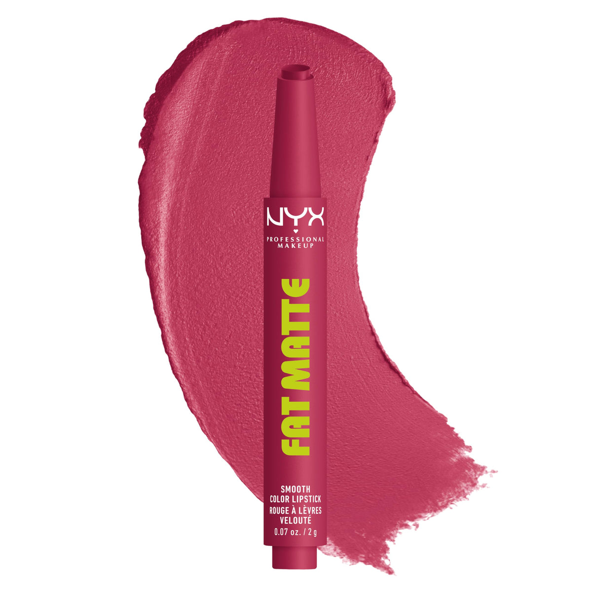 Rouge à lèvres NYX Fat Matte teinte Blush Blanket vue avant