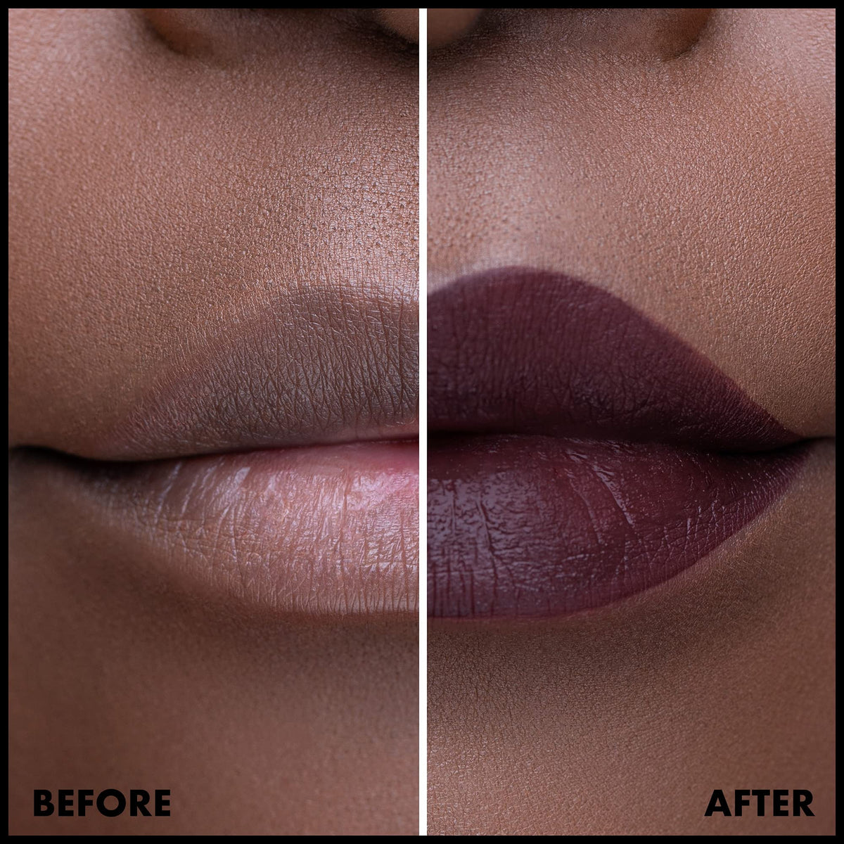Rouge à lèvres NYX Lip Lingerie XXL Deep Mesh texture sur la main