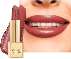 Rouge à lèvres Oulac GM05 modèle terracotta avec finition métallisée