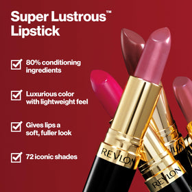 Rouge à lèvres REVLON Super Lustrous dans un emballage élégant
