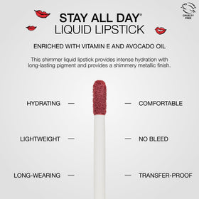 Rouge à lèvres stila Stay All Day® en application sur les lèvres