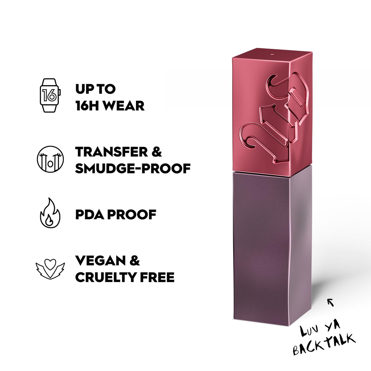 Rouge à lèvres URBAN DECAY Vice Lip Bond mauve pink avec applicateur