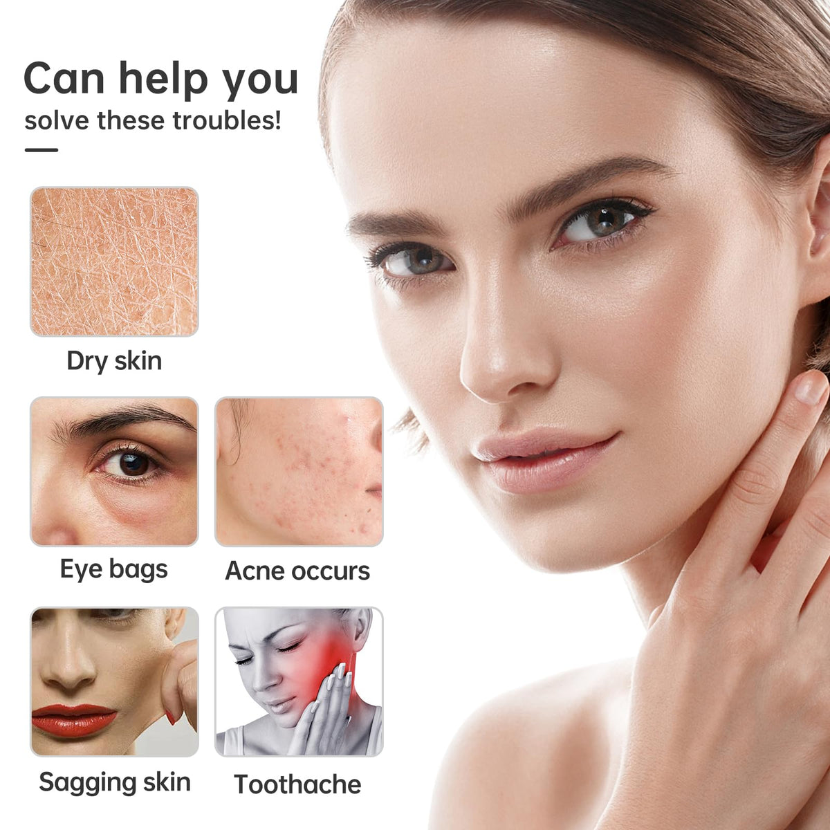 Rouleau de glace IMEASY avec ingrédients frais pour personnaliser les soins