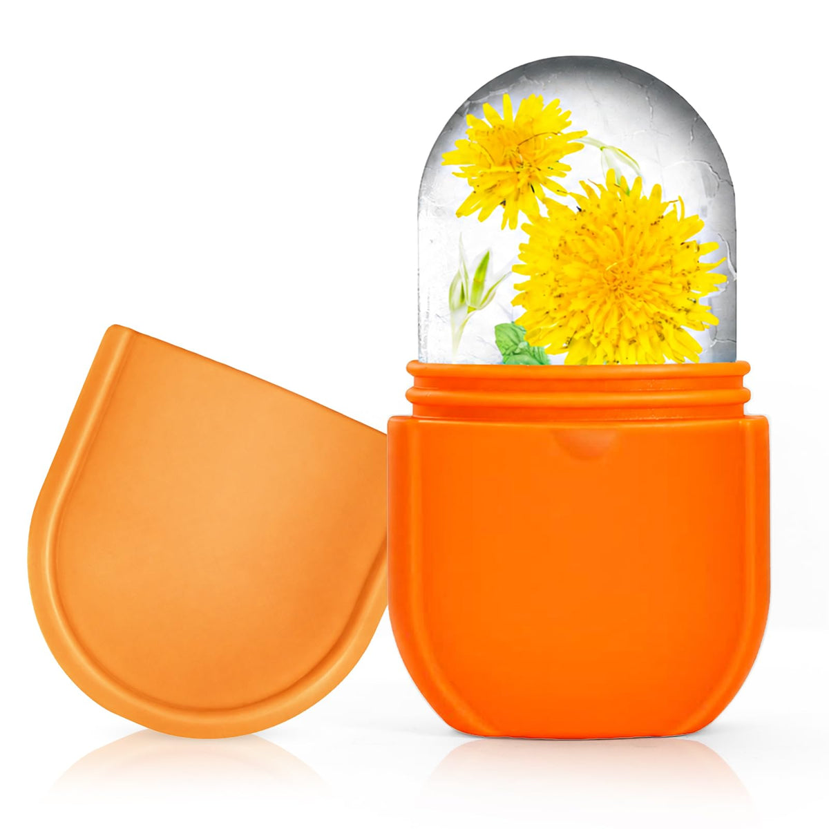 Rouleau de glace IMEASY pour le visage et le cou, modèle orange