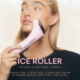 Rouleau de Glace The Skinny Confidential vue latérale avec détails en aluminium