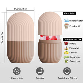 Rouleau de massage glacé XHJRI avec différents cubes de glace