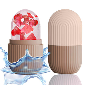 Rouleau de massage glacé XHJRI vue de face avec design ergonomique