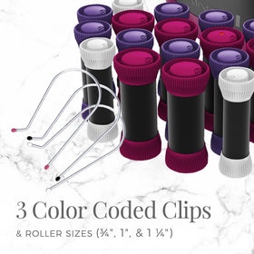 Rouleaux Chaleur Ionic Remington en utilisation sur cheveux