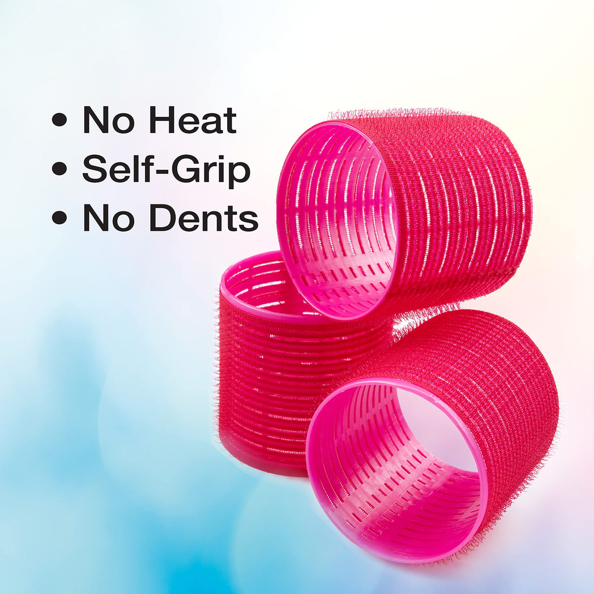 Rouleaux cheveux Conair jumbo sur cheveux humides
