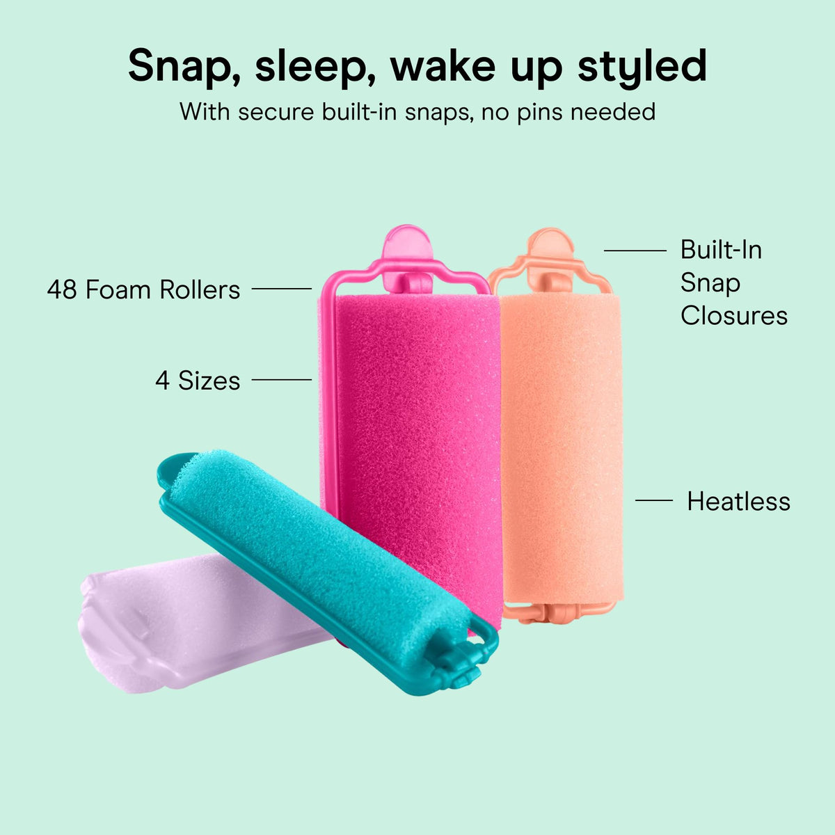 Rouleaux Conair dans leur boîte de rangement