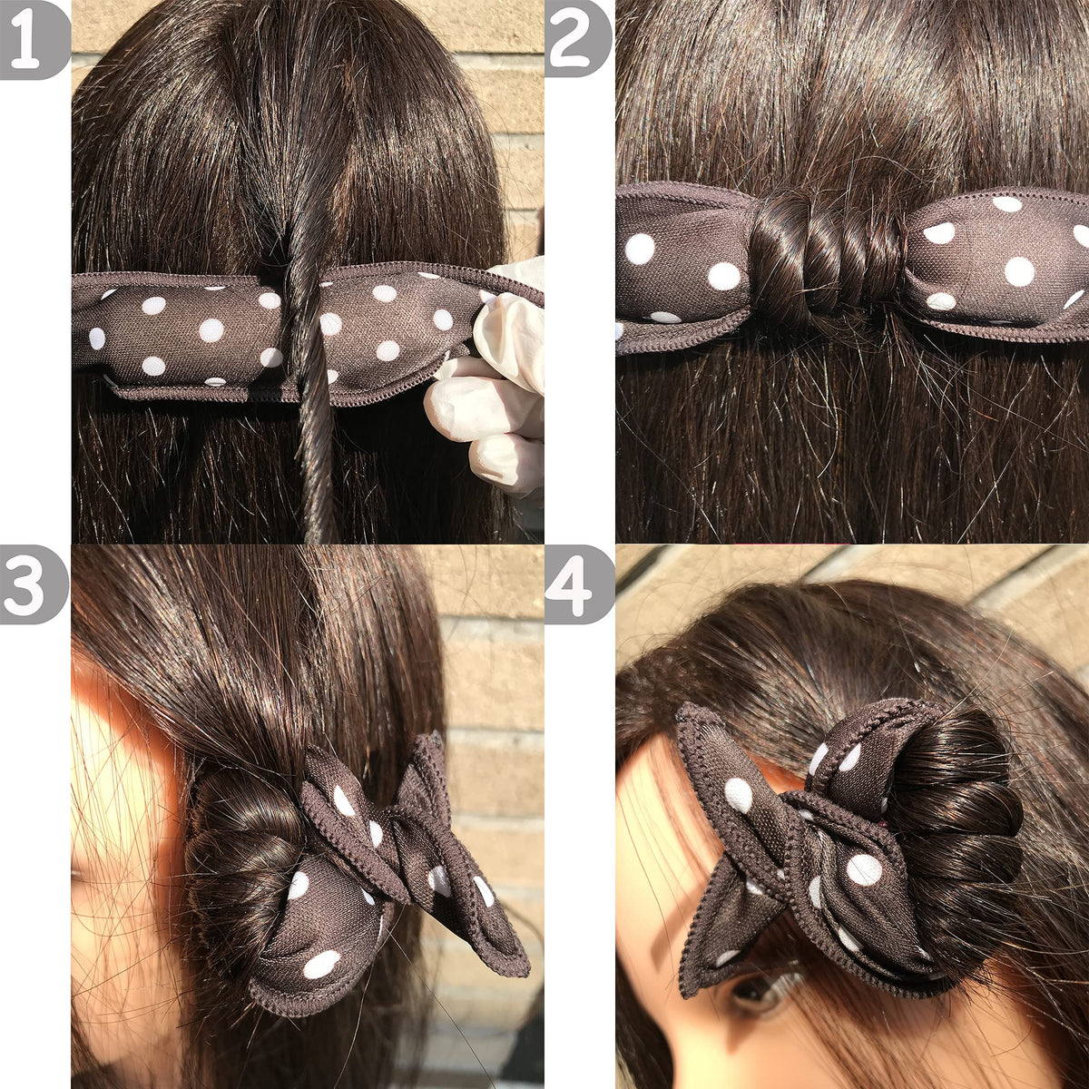 Rouleaux de cheveux Aimin en situation, utilisation à domicile