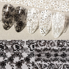 Rouleaux de transfert SILPECWEE avec motifs floraux en dentelle