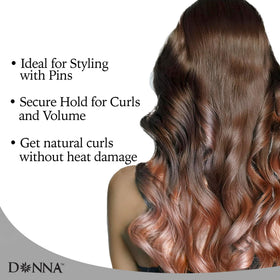 Rouleaux DONNA adaptés à tous types de cheveux