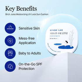 ROUND LAB Cushion Solaire SPF50+ applicateur intégré