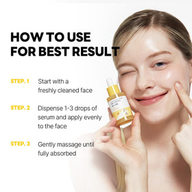 Routine de soins de la peau avec Sérum Vita Niacinamide