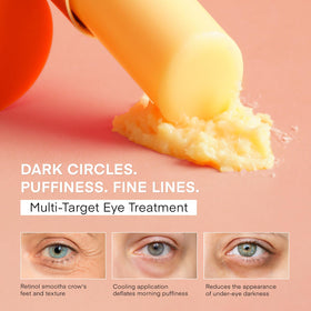 Routine de soins pour les yeux avec le duo VELAMO ADVANCED