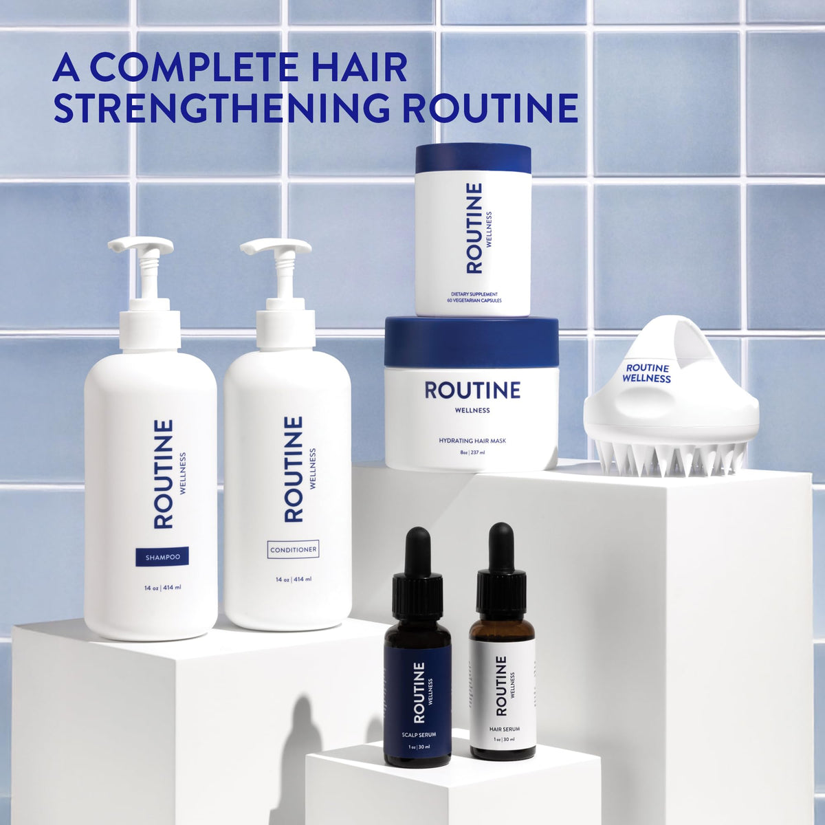 Routine Wellness Shampoo Anti-Perte 454g avec gouttes d'eau