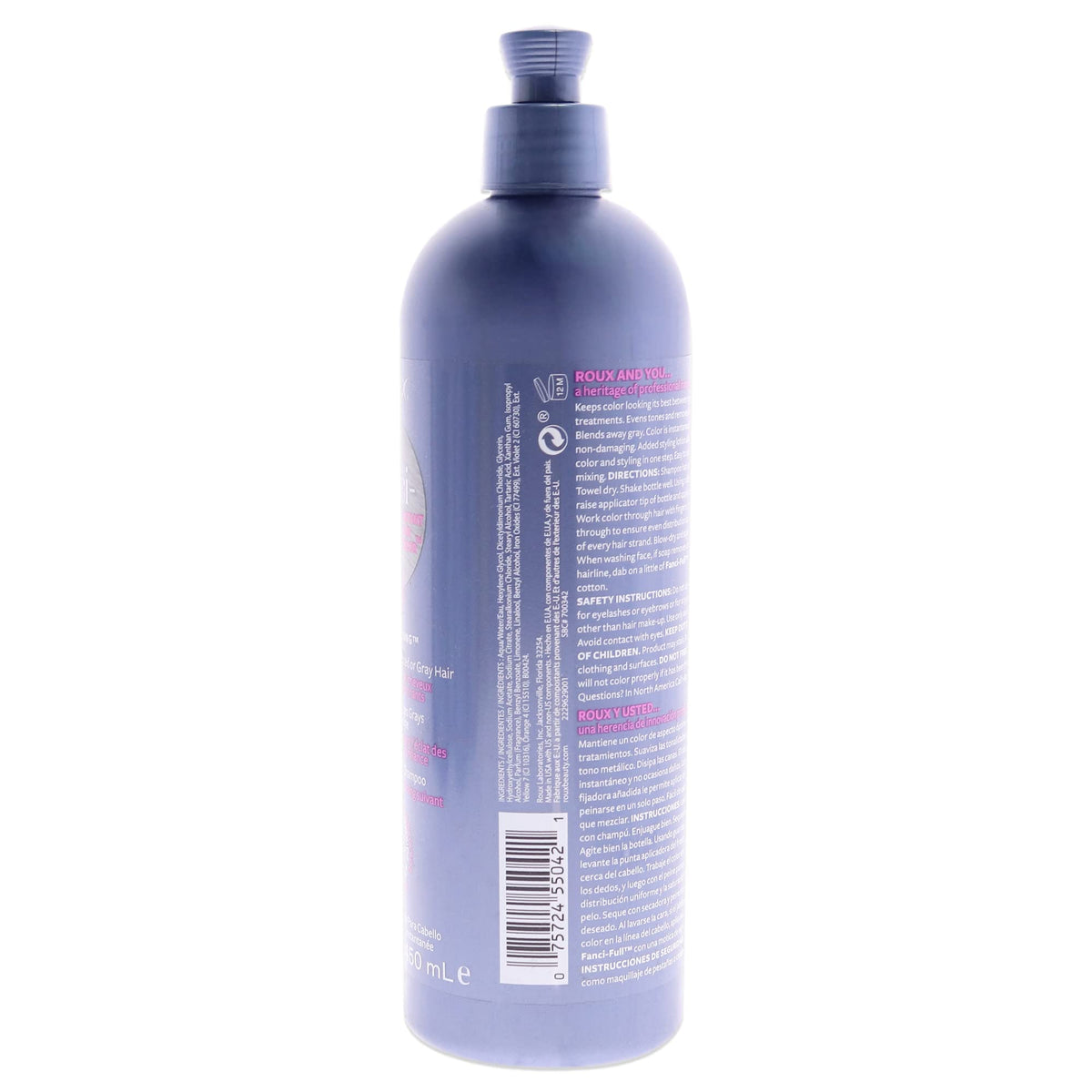 Roux Fanci-Full Rince Colorante 42 Argenté packaging et détails