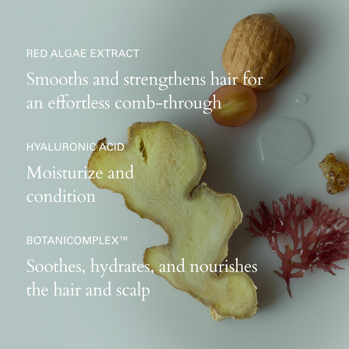 RŌZ Conditionneur sans rinçage 340g application sur cheveux