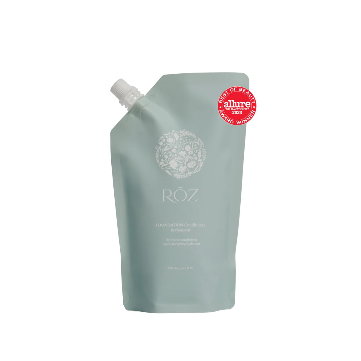 RŌZ Foundation Conditioner Recharge pouch front view 599g