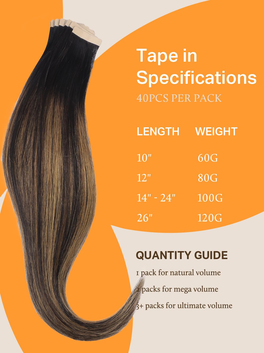 Ruban adhésif des extensions de cheveux DOORES