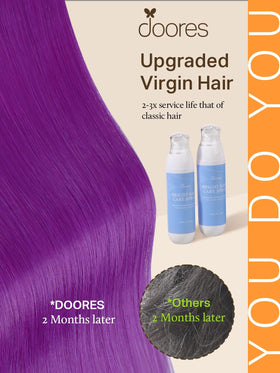 Ruban adhésif transparent des extensions de cheveux DOORES