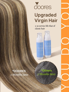 Ruban transparent des extensions de cheveux DOORES