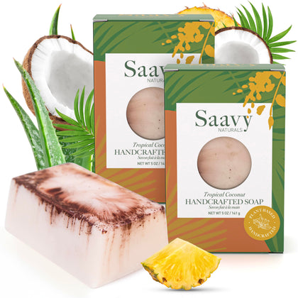 Saavy Naturals savon fait main vegan 322g vue avant