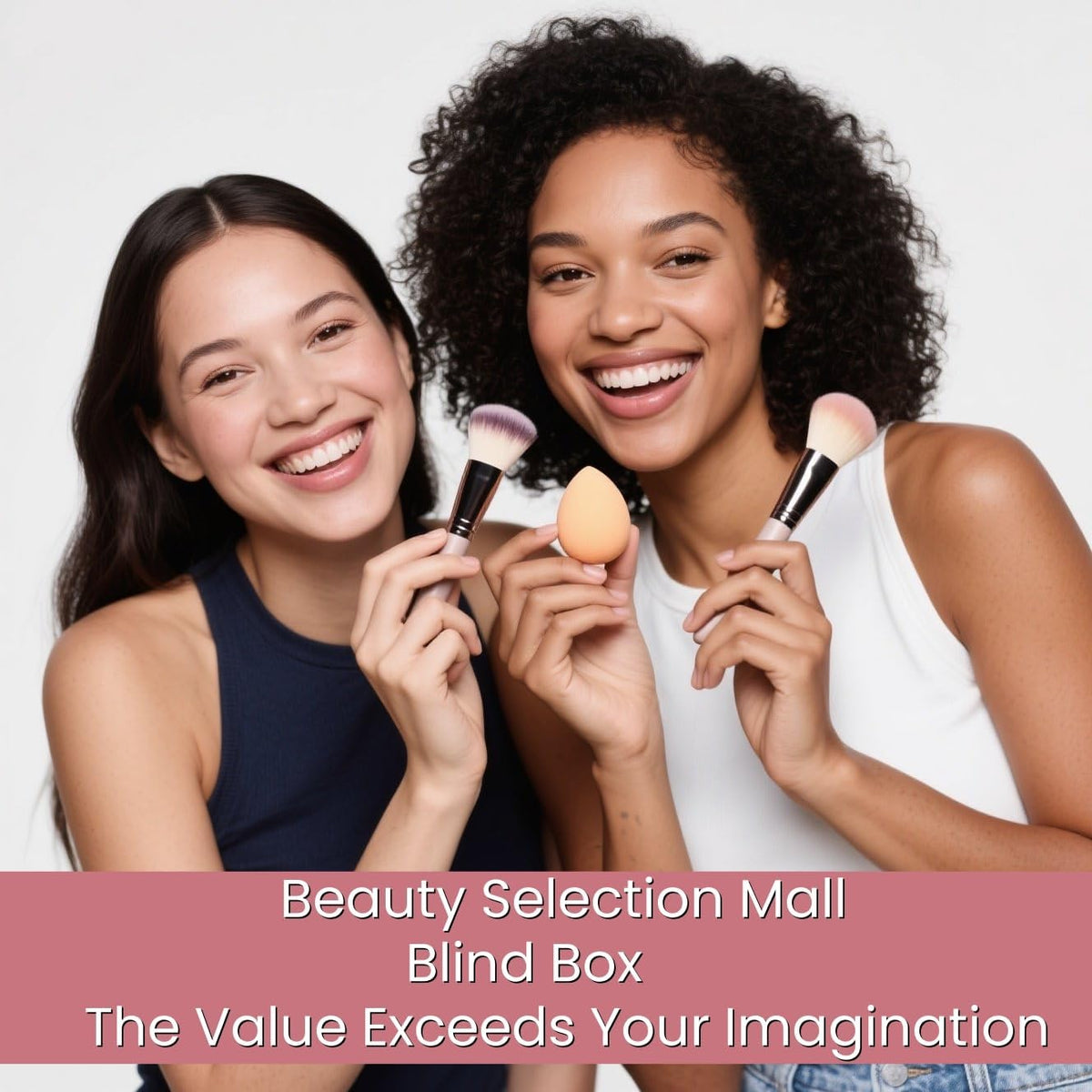 Sac de maquillage BS-MALL avec élastiques à cheveux