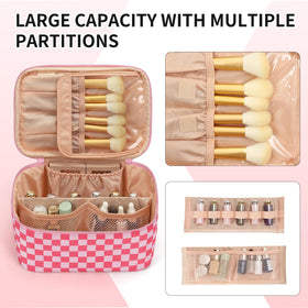 Sac de maquillage OCHEAL avec diviseurs en Velcro
