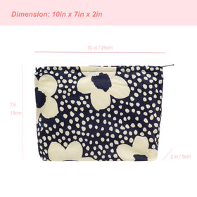 Sac de maquillage PAZIMIIK ouvert avec produits de beauté