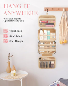 Sac de toilette HOTOR avec produits de beauté à l'intérieur