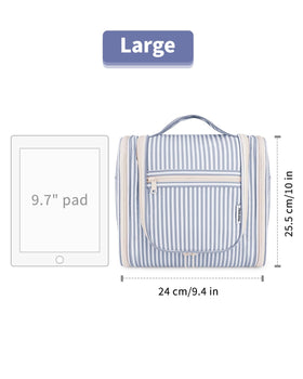 Sac de toilette Narwey côté avec poches ouvertes
