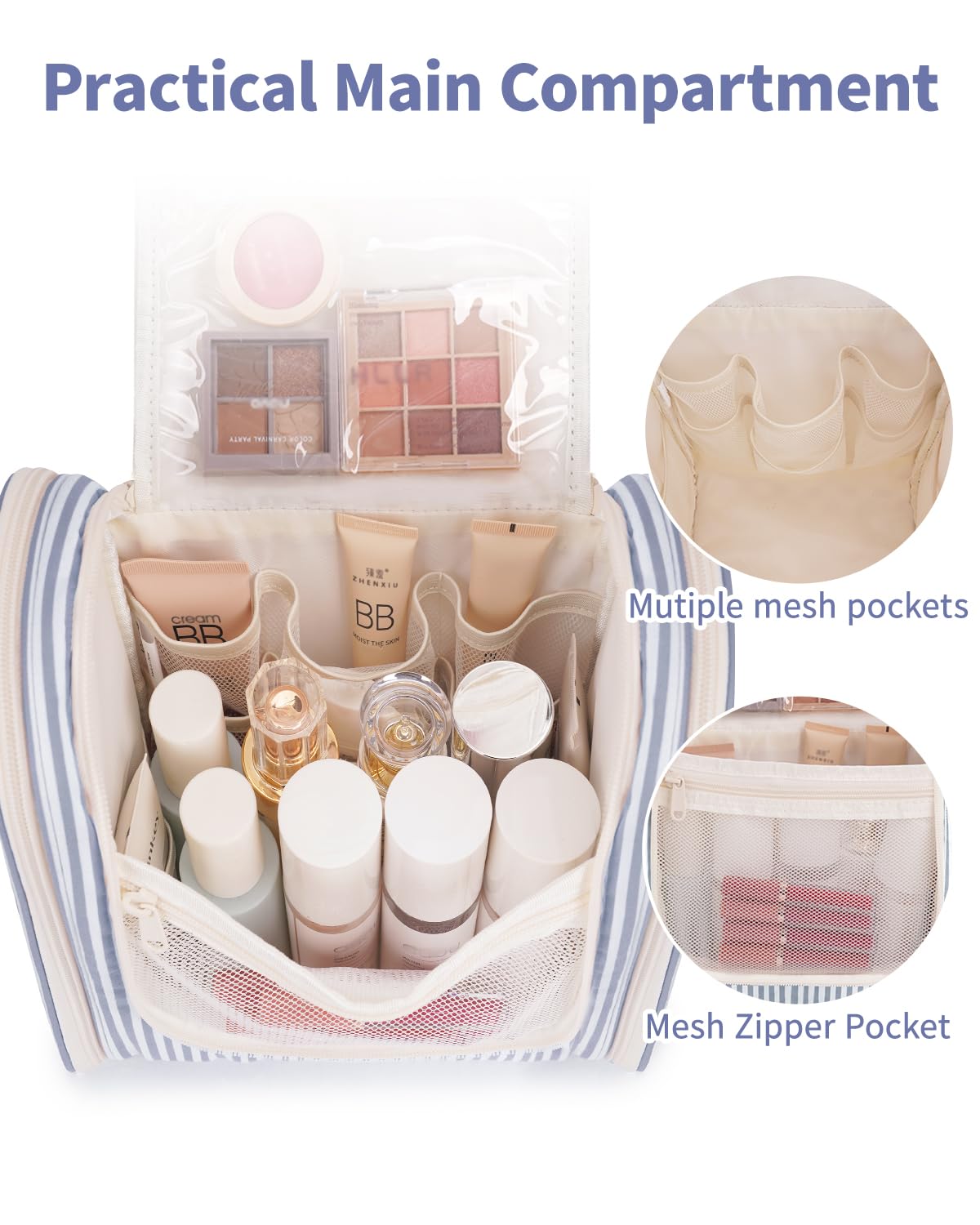 Sac de toilette Narwey suspendu sur un crochet