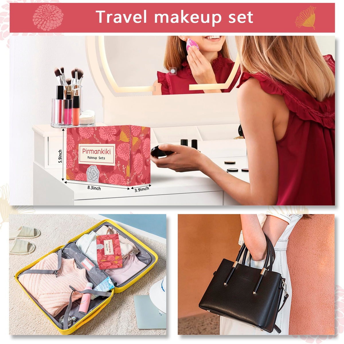 Sac de voyage du kit de maquillage TooAemiS