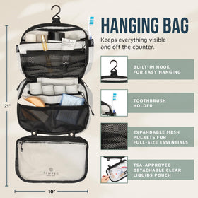 Sac transparent TSA inclus dans le set TRIPPED