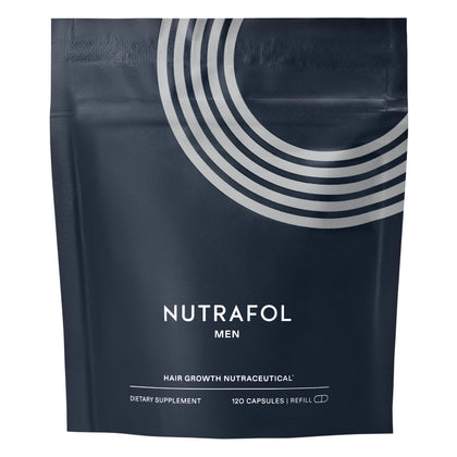 Sachet de 1 mois de compléments Nutrafol pour hommes vu de face