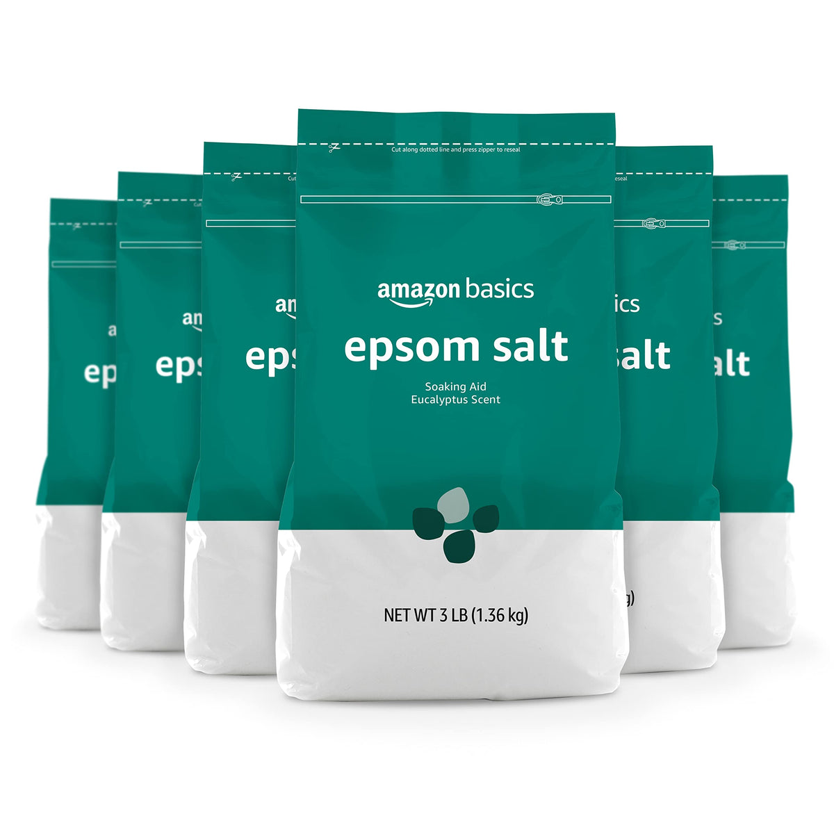 Sachets de sel Epsom Basics 3 kg parfum eucalyptus