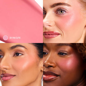 Sacheu Blush Liquide STAY-N 42g tube ouvert montrant la texture
